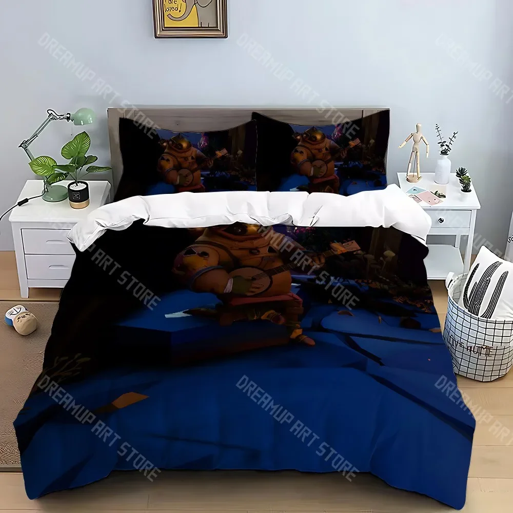 2026 Adventure Game Outer Wilds Duvet Cover Pillowcase Bedding Set Adult Boy Girl Bedroom Decoration Children Gift Single Double