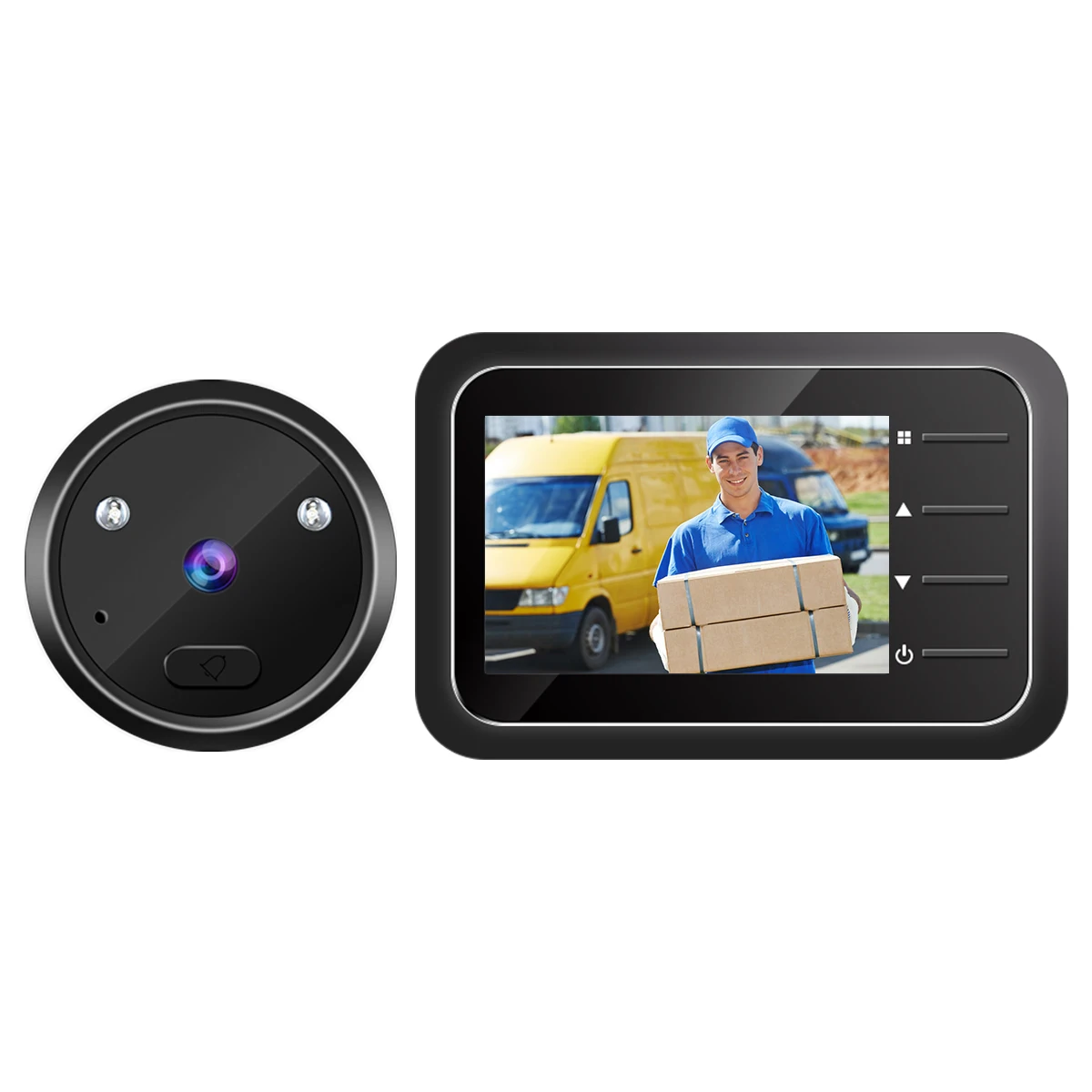 

ESCAM C22 2.4 Inch 720p HD Visual Door Viewer 120 Degree Wide Angle Video Door Phone Peephole Viewer