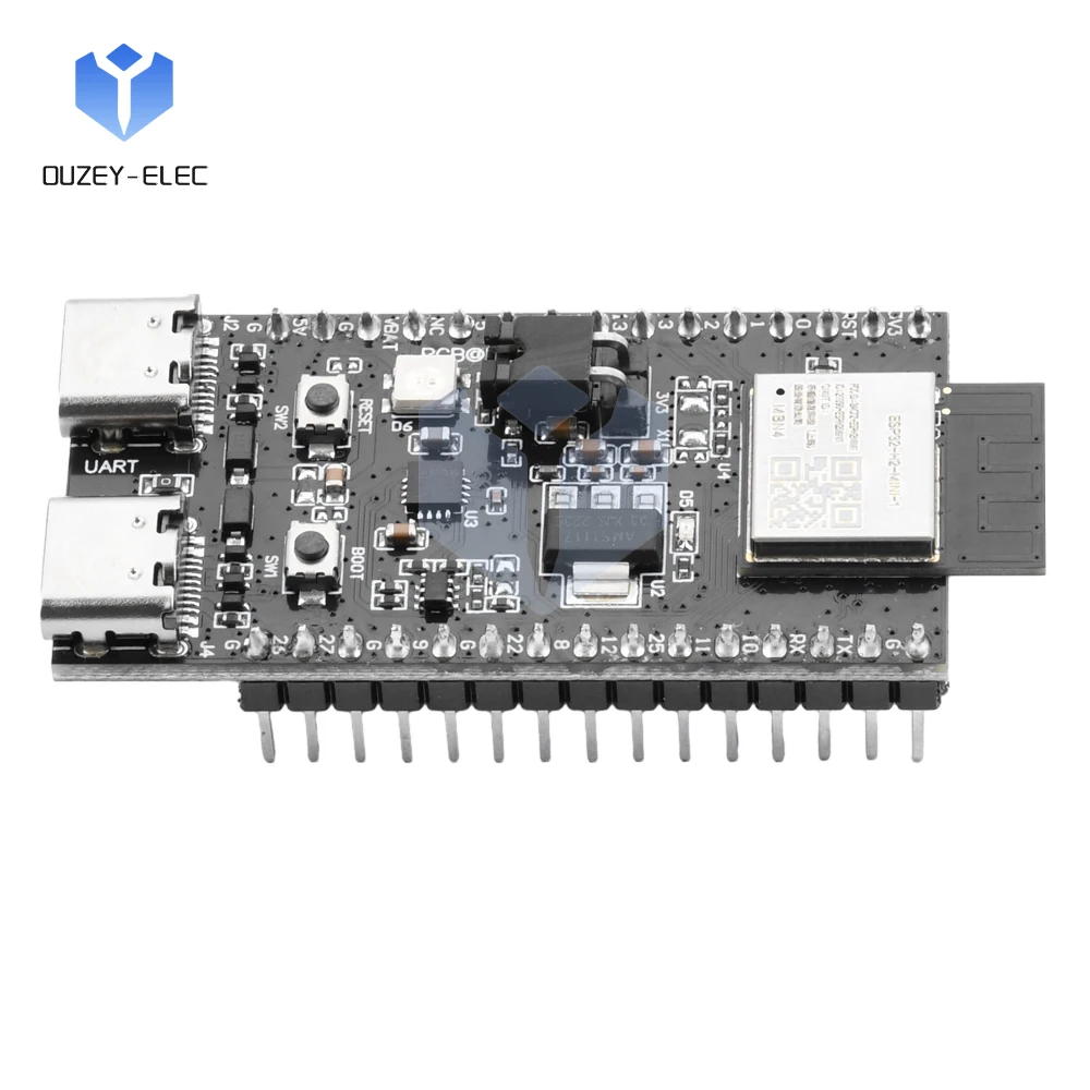 ESP32-H2-DevKitM-1-N4 WIFI Bluetooth Development Board Low Power Pin Soldering Onboard ESP32-H2-MINI-1 Module Demo Board