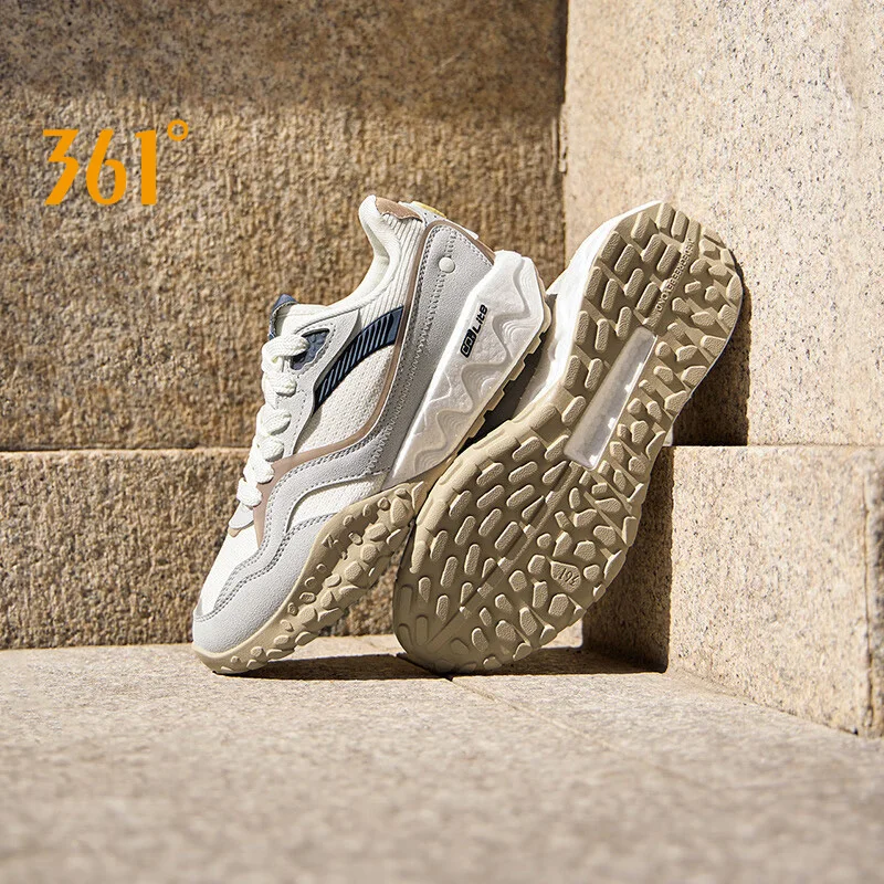 

361 Degrees Women Casual Shoes Lightweight Thick-soled Soft Grippy Trendy Durable Versatile Cushioning Female Sneakers 682546762