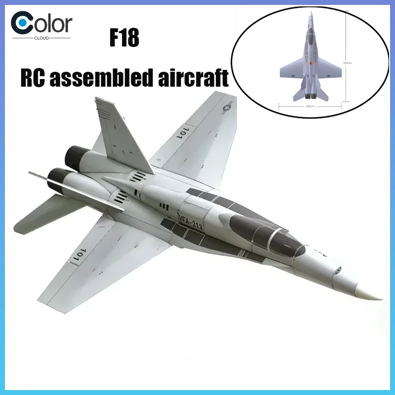 

Новый Rc F18 двойной 30-канальный пульт дистанционного управления в сборе, модель с фиксированным крылом, как настоящий самолет, прочная модель самолета
