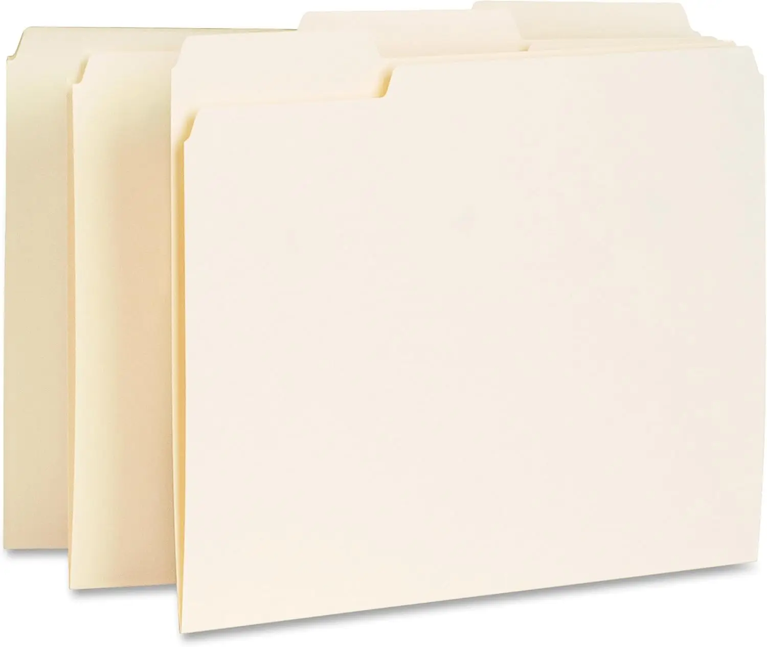 

Interior File Folders, 1/3 Cut Assorted, Letter, 100/ Box (65775)