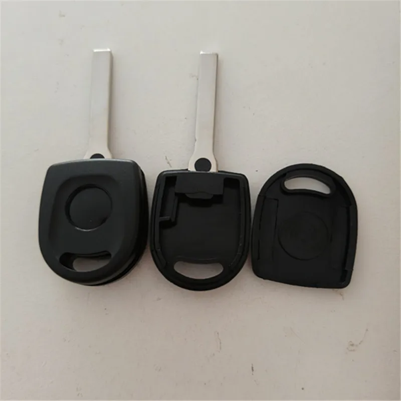 

10 шт. HU162 необрезанный лезвие ключа с пустым чехлом для автомобильного ключа для VW Volkswagen Passat, корпус транспондера
