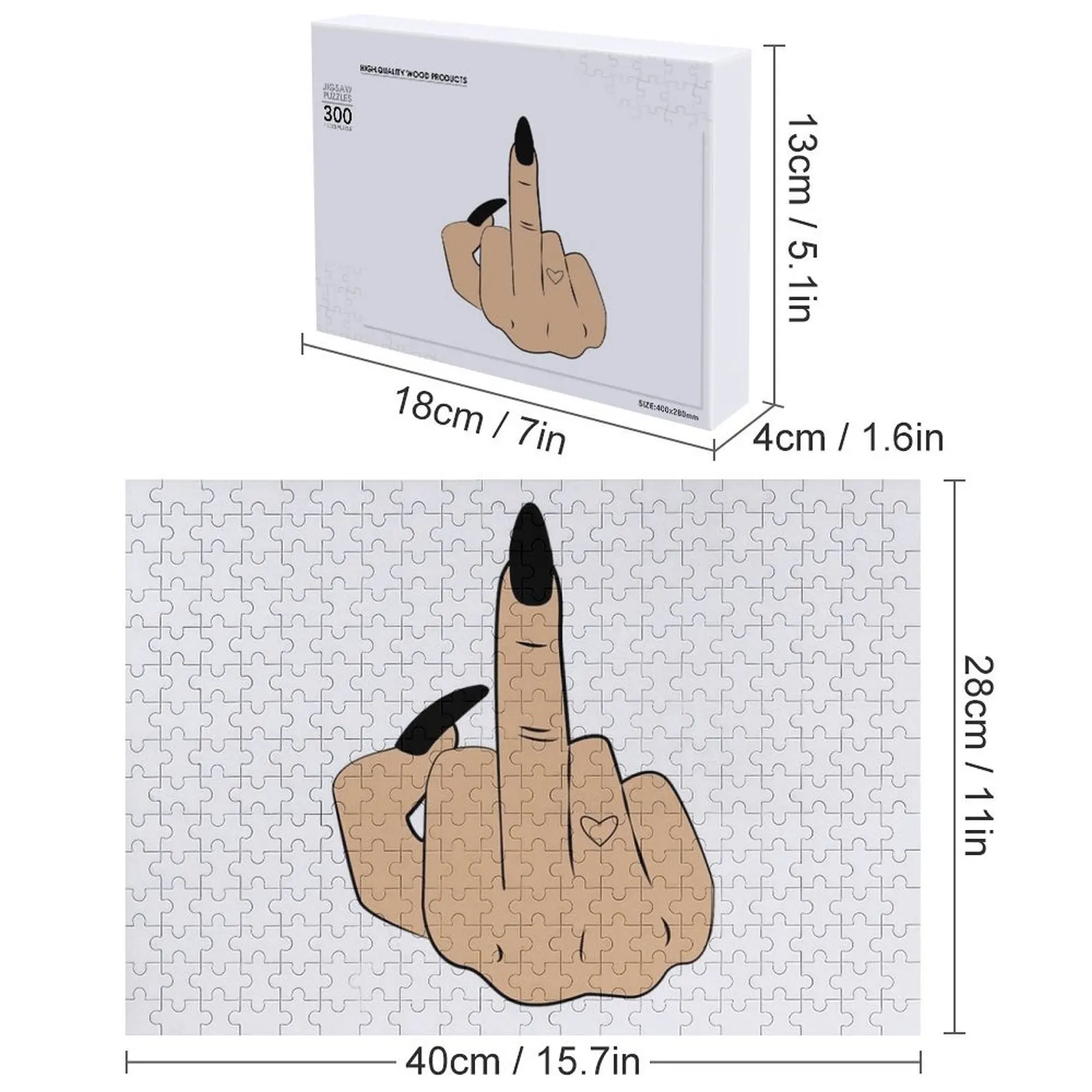 Puzzle Drewniane z Motywem Środkowego Palca, Puzzle z Imieniem, Puzzle z Motywem Skali, Puzzle z Motywem Silników, Personalizowany Prezent dla Dziecka, Personalizowany Prezent, Puzzle