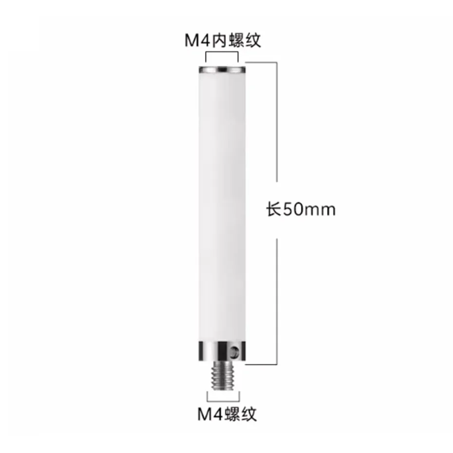 CNC flat probe M4 thread three coordinate measuring needle stainless steel ceramic probe extension rod
