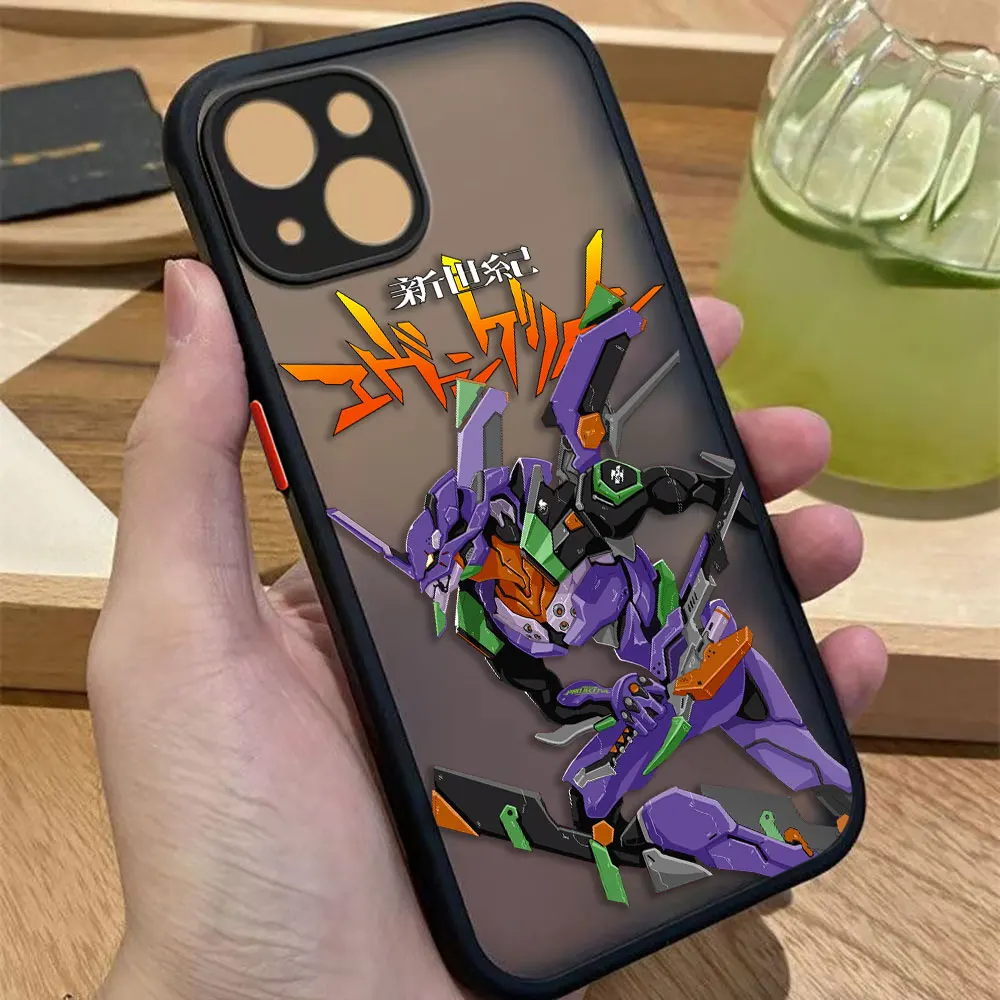 Mecha N-Neon G-Genesis 01 02 غطاء ماتي جراب هاتف ل ممن لهم رينو 14 14F 13 13F 8T 8 8Z 7 7Z 6 6Z 5 5F 4 4F لايت 2F 2Z حافظة من البولي يوريثان