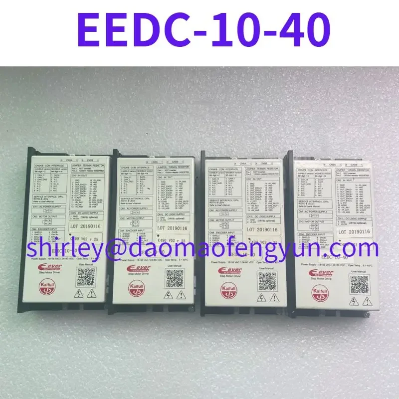 Used Intelligent multi-axis control high-speed bus-type closed-loop stepper drive EEDC-10-40