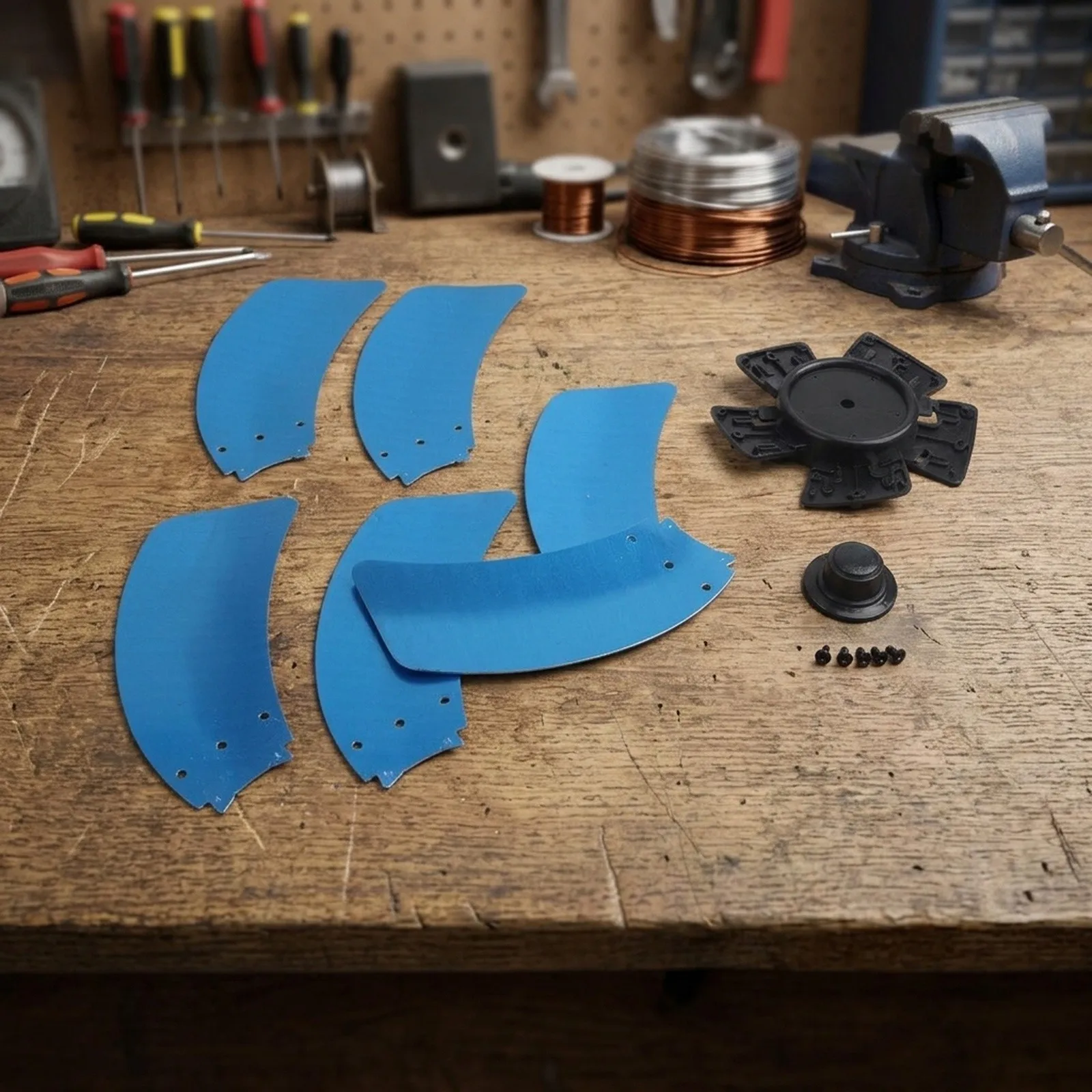 18 Inches Diameter 42cm, Radius 21cm, Aperture 0.8cm 5-blade Design Compatible Fan Blade Replacement Efficient Airflow