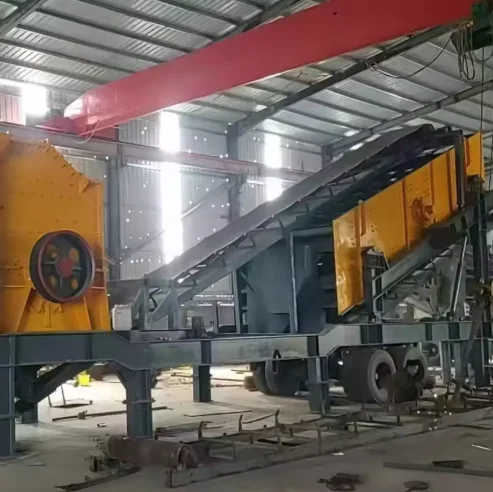 Customized Mobile Jaw Crusher Portable Stone Crushing Machine Demolition Recycling Machine