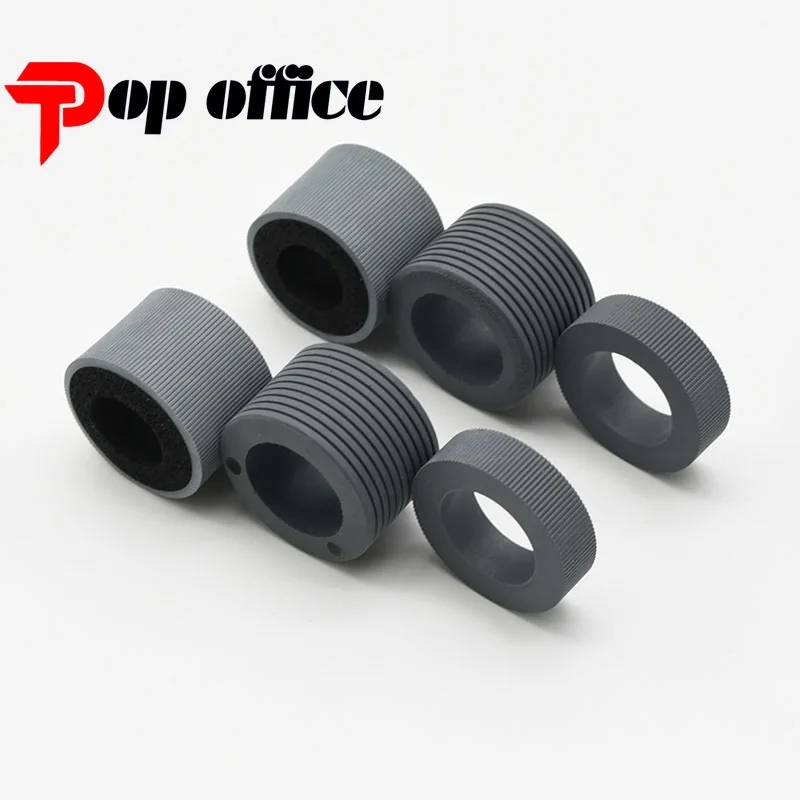 2X PA03575-K011 PA03575-K012 PA03575-K013 Pick Roller Set Brake Roller Separator Roller Tire Rubber for Fujitsu fi-6400 fi-6800