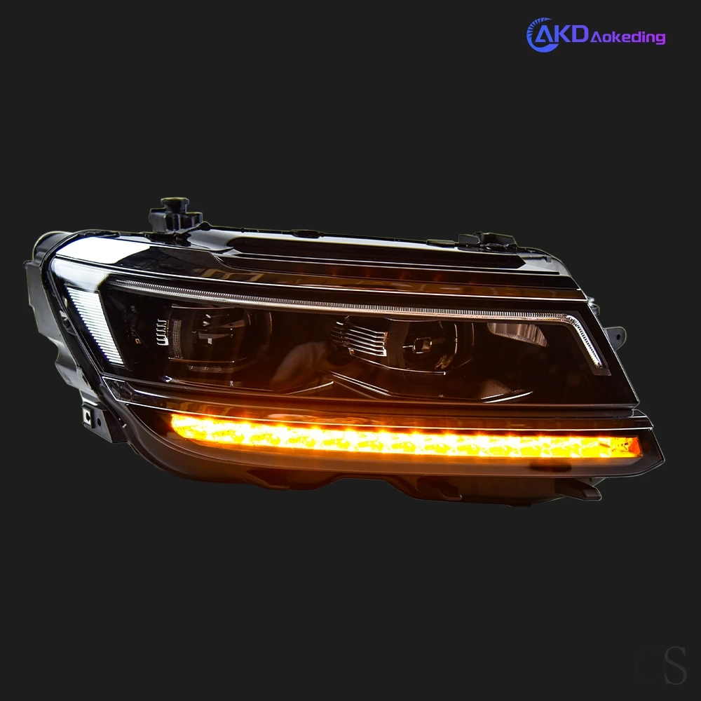 Headlight For VW Tiguan LED Headlights 2017-2020 Head Lamp Car Styling DRL Signal Projector Lens Automotive Accessories  Front image 6