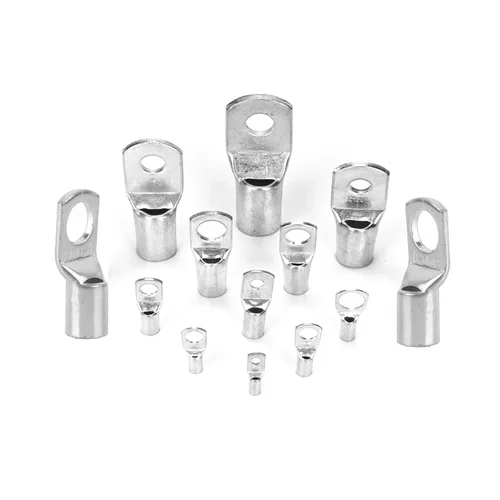 Imagen 2 del producto 100/500 Uds terminales de Cable de cobre conector de anillo Cable desnudo SC Terminal de engarzado SC6-5 SC6-6 SC6-8 SC10-6 SC10-8 SC16-6 SC16-8 SC26-6