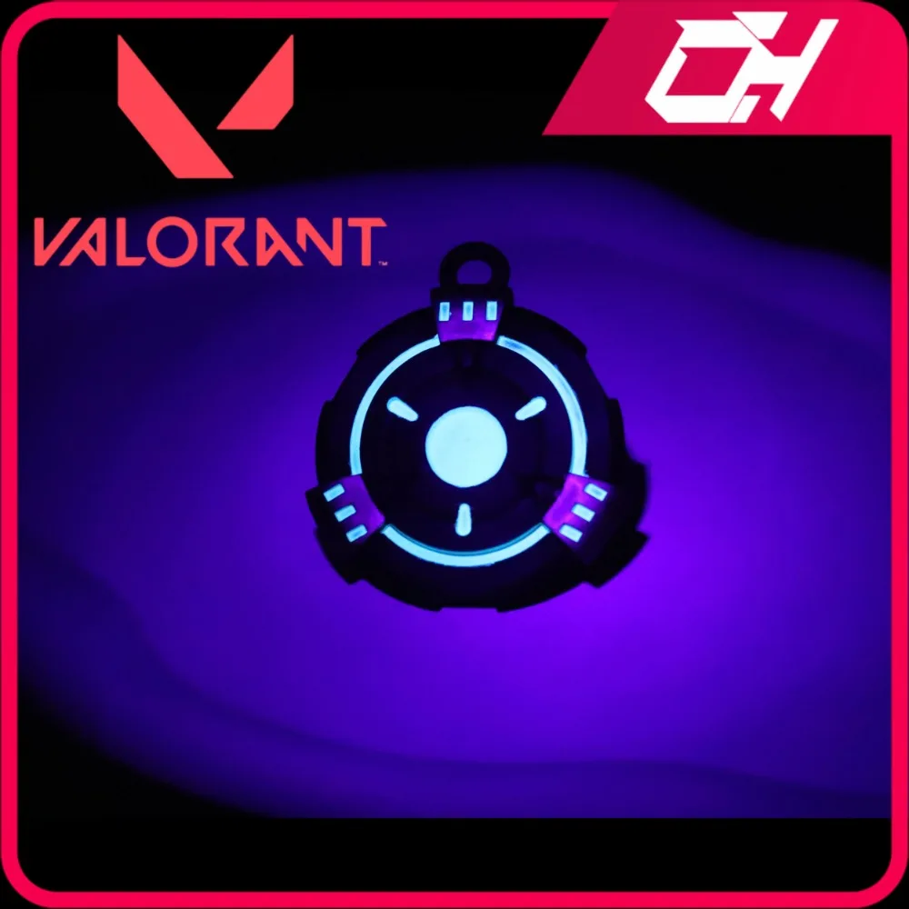 

Модель оружия Valorant, цифербры, трапециевидная модель, 5 см, Высококачественная пластиковая светящаяся модель, подвесные украшения, поделки, игрушки, подарки