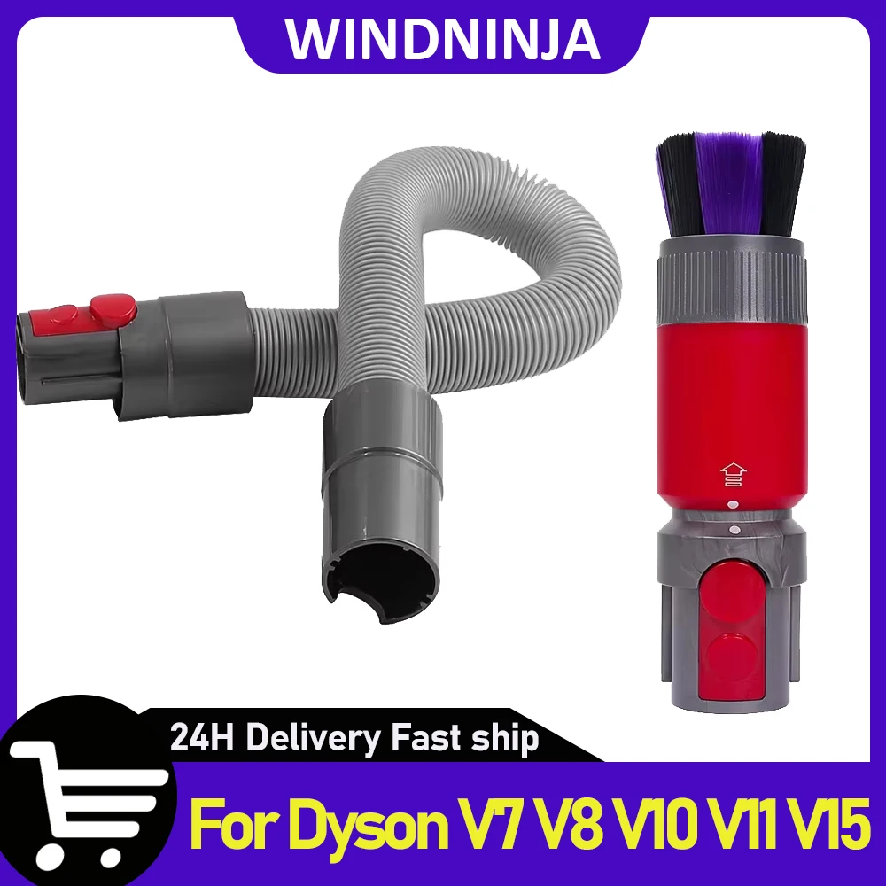 

Бесследная щетка для пыли, телескопическая удлинительная трубка, детали для бытовой чистки для беспроводного пылесоса Dyson V7 V8 V12 V15 V10 V11