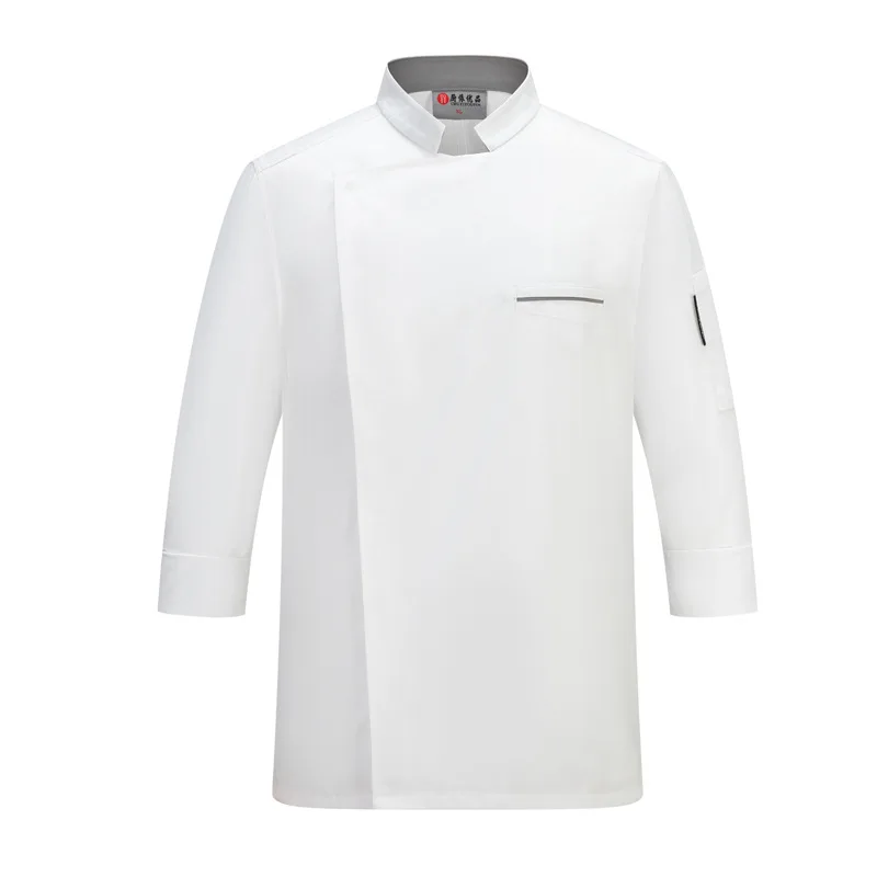 Uniforme de Chef cuisinier à manches longues, uniforme de Chef de Restaurant occidental, manteau de serveur, manteau de Chef Sushi, C037