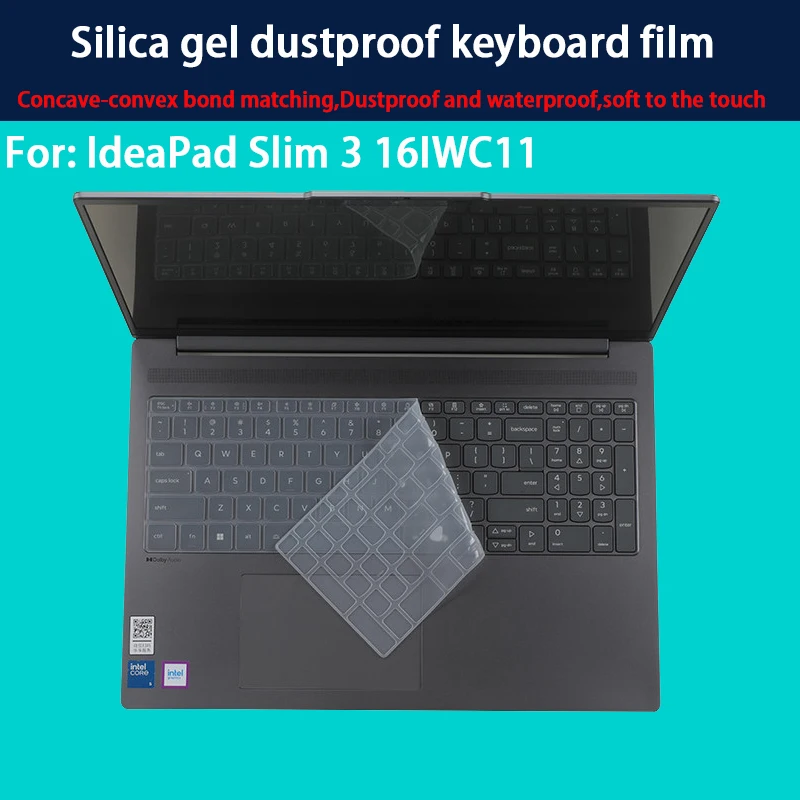 For IdeaPad Slim 3 16IWC11 Keyboard Film 16-inch Laptop Screen Film Toughened Film Anti-blue Film Matte Anti-reflective Film