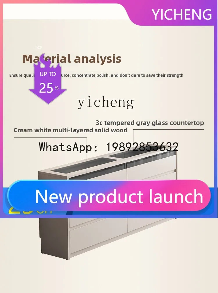 

H6 cream light luxury chest, bedside cabinet, jewelry storage, bucket cabinet, solid wood drawer