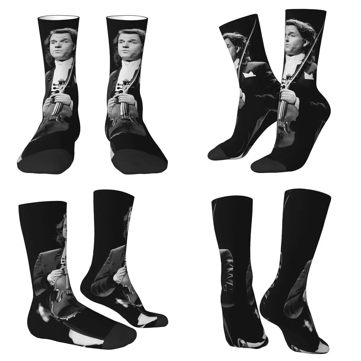 

Носки Andre Rieu Best Of Andre Rieu, носки Harajuku, впитывающие пот, всесезонные длинные носки для мужчин и женщин, подарки на день Святого Валентина