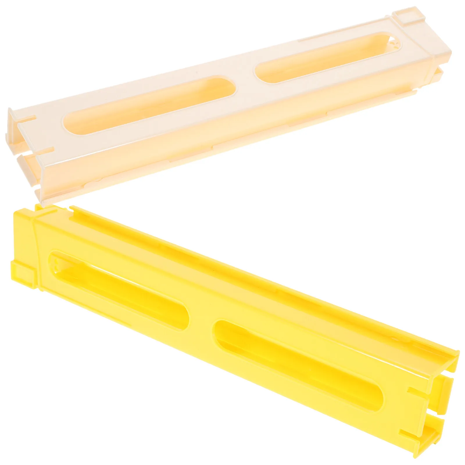 2Pcs Domino Blocks Plaything Clips Safe Plastic Bright Colors Compact Size Children's Domino Train Supplies Plastic Toy