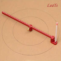 Adjustable Drawing Circle Ruler Aluminum Compass Scribe Center Finder Carpentry Fixed-Point Circle Line Marking Gauge DIY ﻿