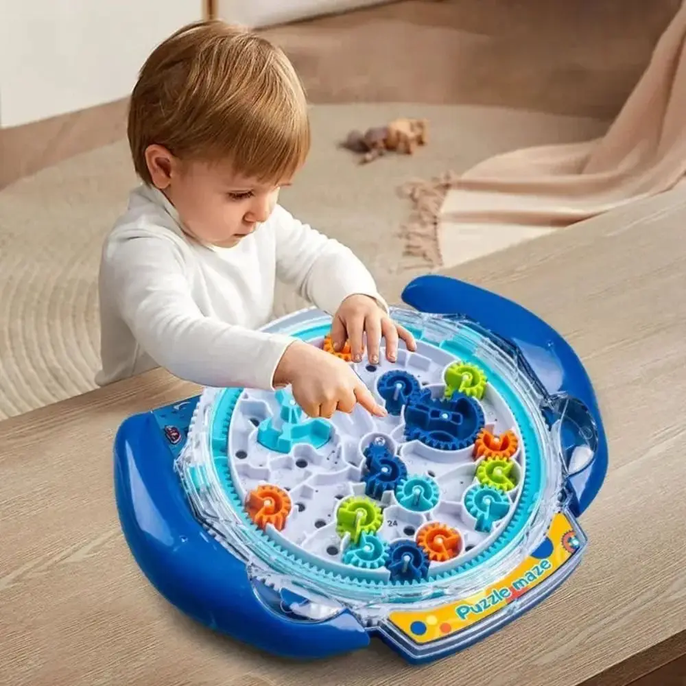 Handheld 3D Brain Maze Game Hand-brain Coordination Training Balance Training Children's Stress Reliever Transparent