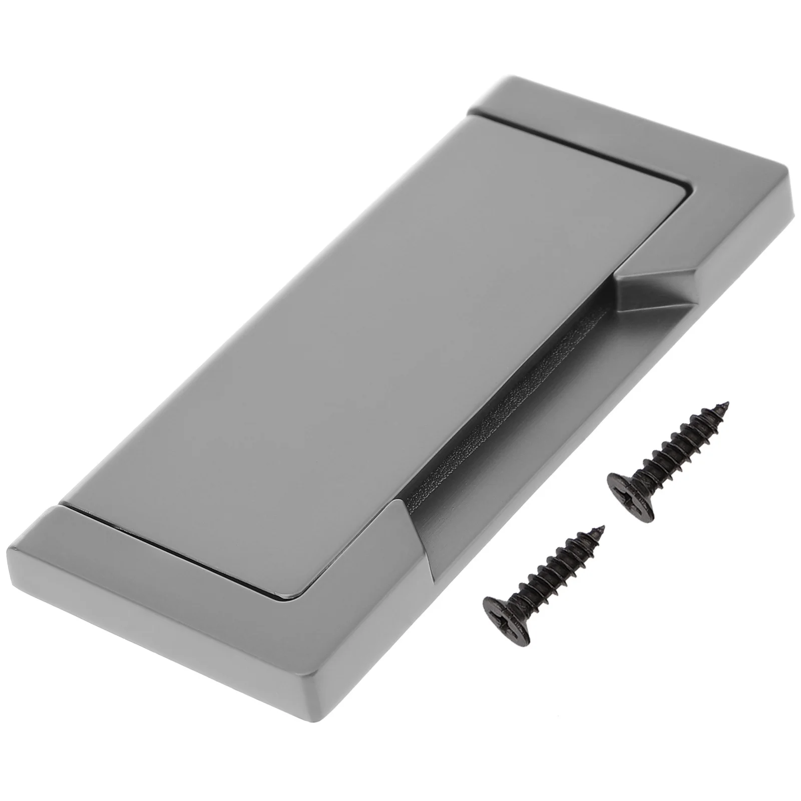 

Flat Pull Handle For Cabinet Drawer Smooth Recessed Door Pull Flush Mount Kitchen Cabinet Handles Dresser Drawer Pulls