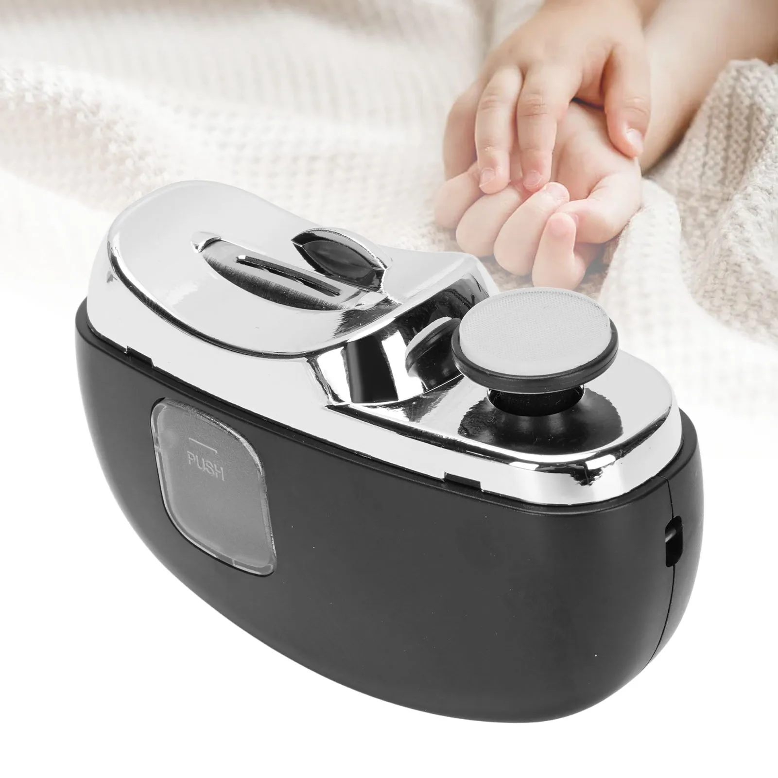 

Электрическая машинка для стрижки ногтей 2-в-1 с низким уровнем шума, USB, мощная, портативная, автоматическая, для обрезки и шлифовки ногтей