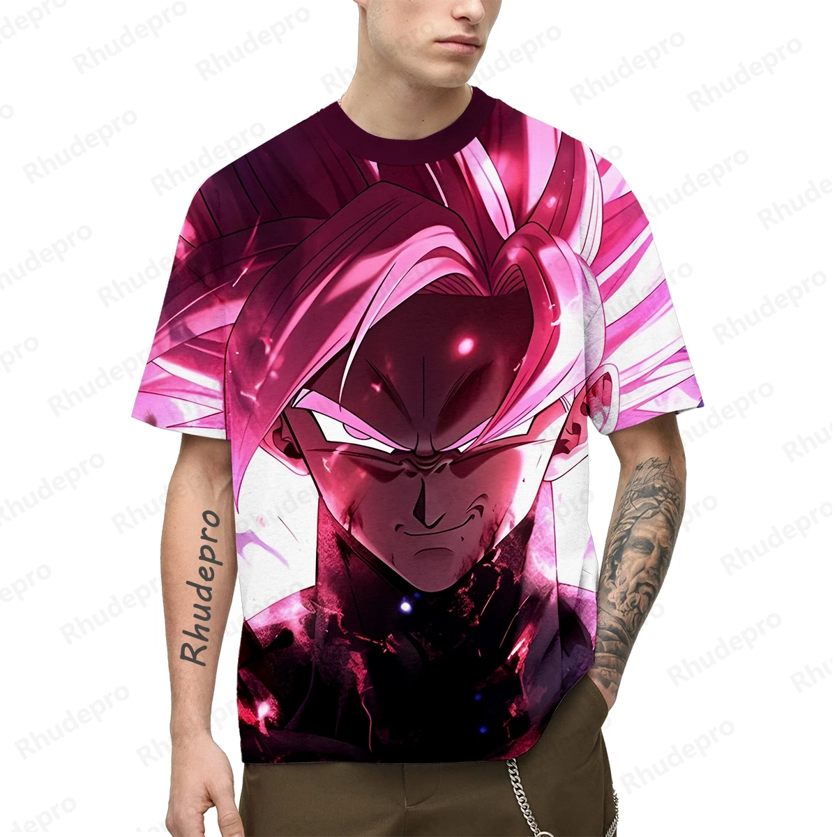 Dragonball 3D para mulheres Impressão T-shirt, Camisetas de Rua Feminina, Top Grande, Cosplay, Anime Japão, Novo, 2022