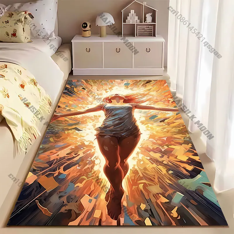 Empowerment transformation freedom energy carpet Yoga living room room decor children's crawling mat doormat area rug