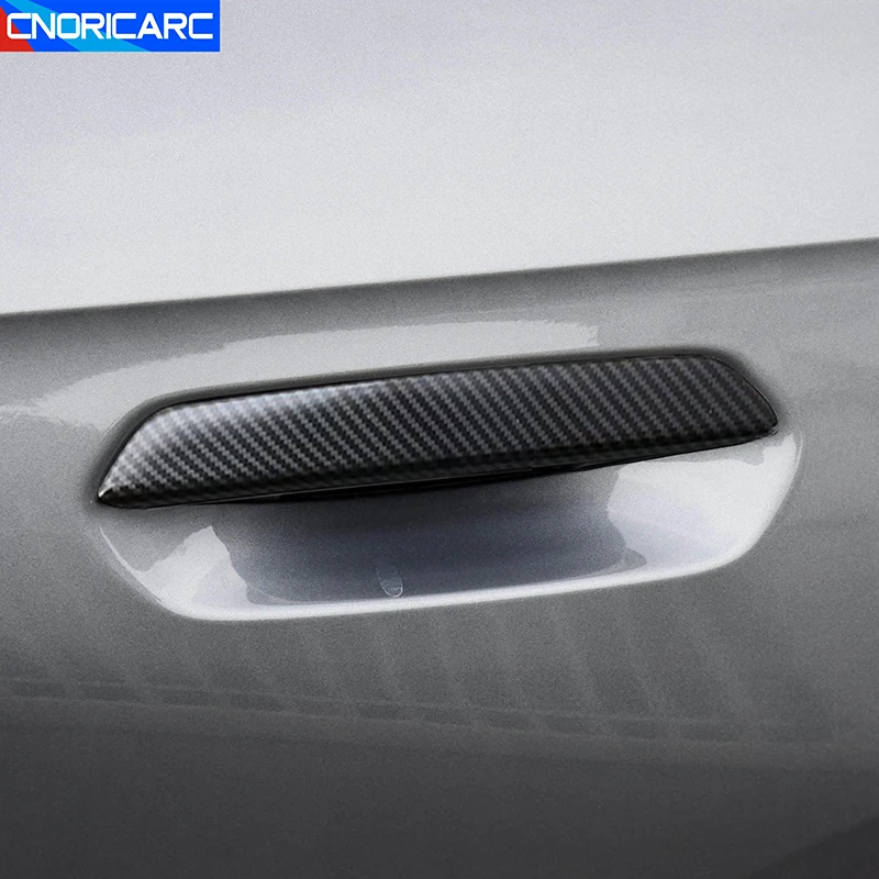 

Дверная ручка автомобиля, крышка чаши, накладка на дверную ручку, полоски, украшение для BMW X1 U11 2023 2024, цвет углеродного волокна, внешние аксессуары