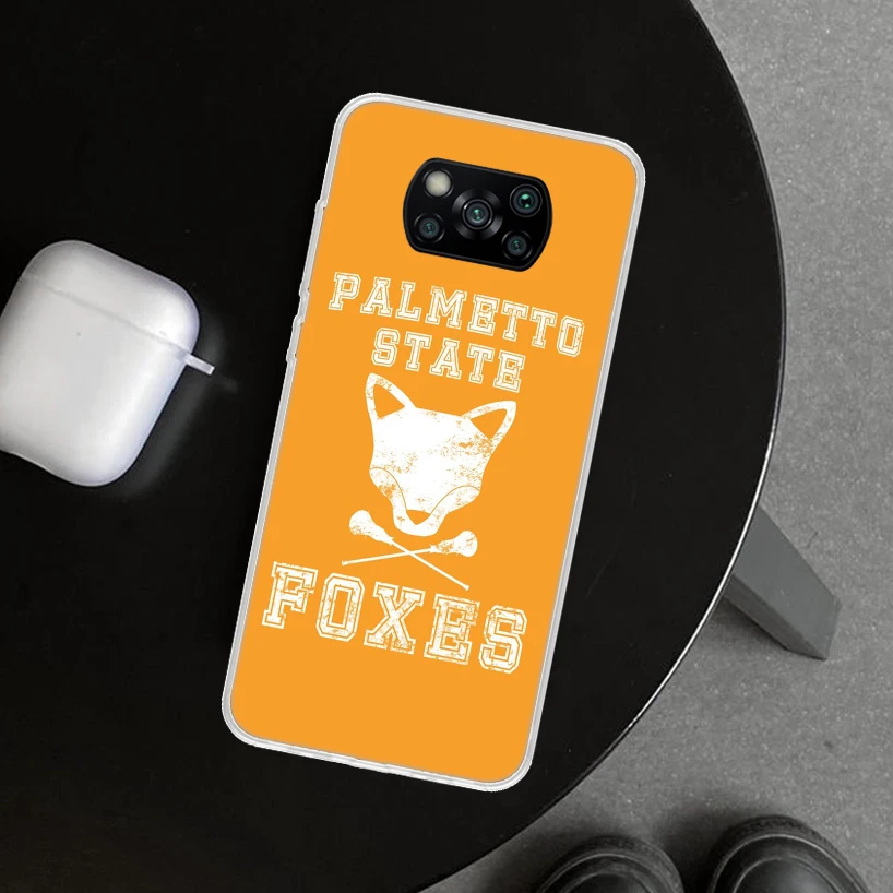 Andreil All For The Game Palmetto State Foxes Phone Case Cover for Xiaomi Poco X6 X5 X4 X3 Nfc F6 Pro F5 F4 Gt F3 F2 F1 M5S M5 M