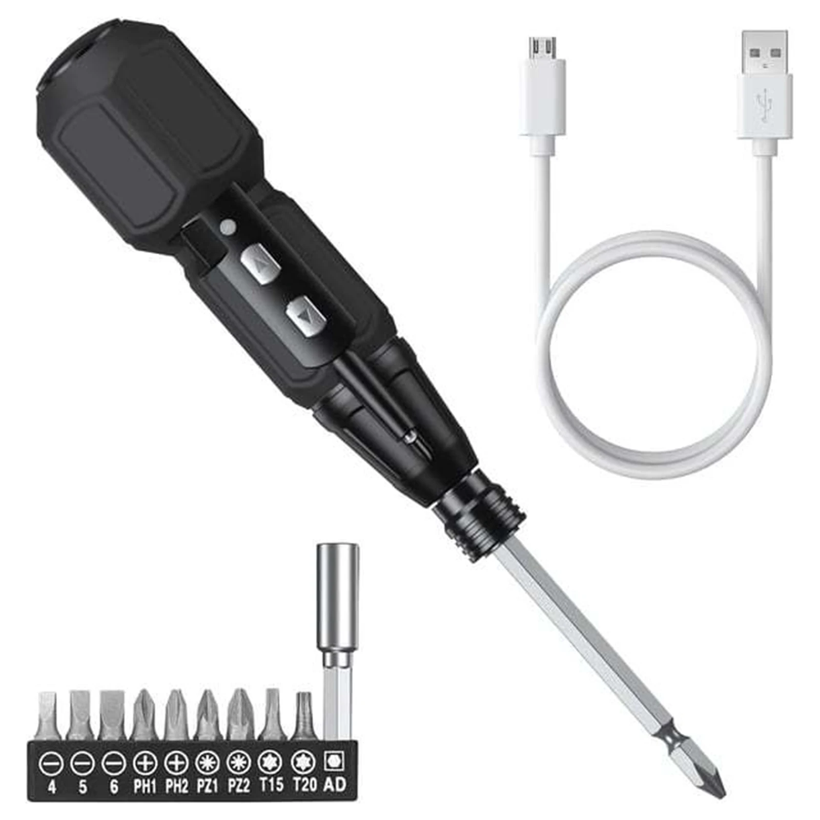 LED Light Cordless Screwdriver On-the-go Repair 2-in-1 Electric manual For Furniture Assembly 2 In 1 Electric Screwdriver