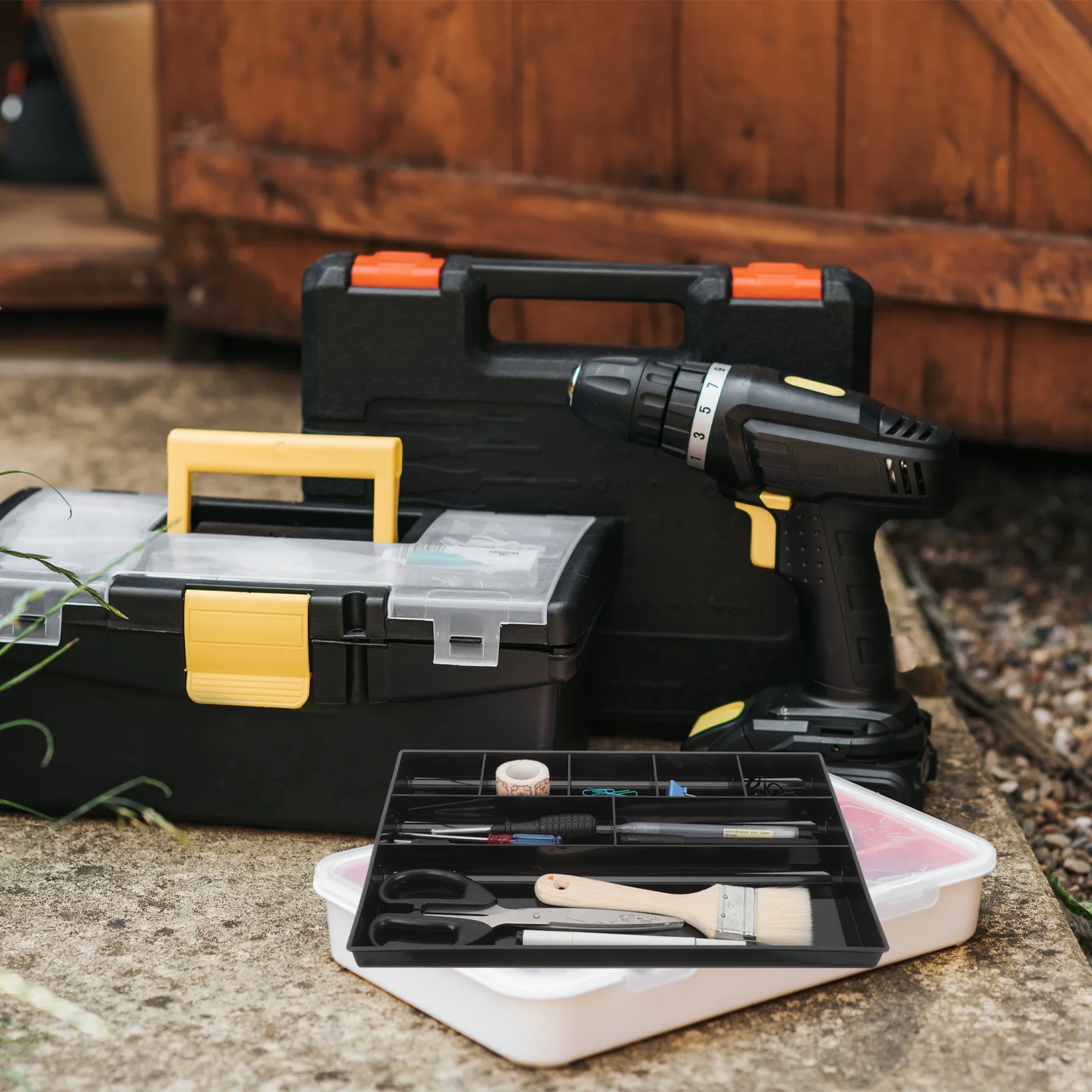 Plastic Drawer Organizer Multi-Grid For Desk Home Office Storage Desktop Box Stationery Makeup Kitchen Tools