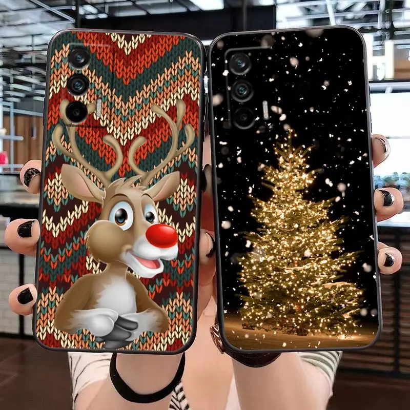 

Case For Realme GT 2 Pro Master Neo 2 3 5 NARZO 50 50I 50A 5G C55 C53 C35 C33 C31 C21 C21Y C20 C15 Case Santa Elk Christmas Tree