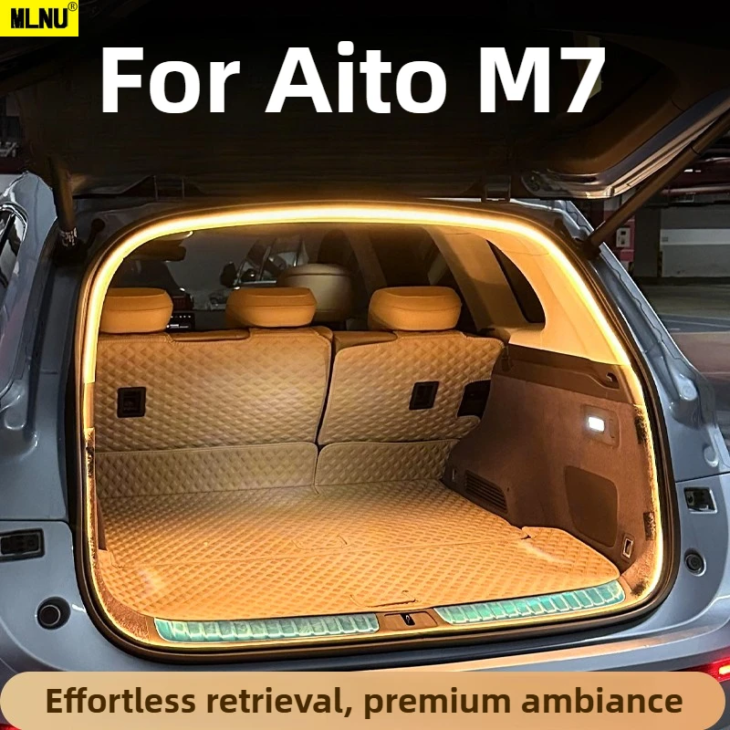 

Dynamic Flowing Trunk LED Strip For Aito M7 Accessorie 2026/2025,Shockproof&Anti-Drop Plug and Play Installation Long Lifespan