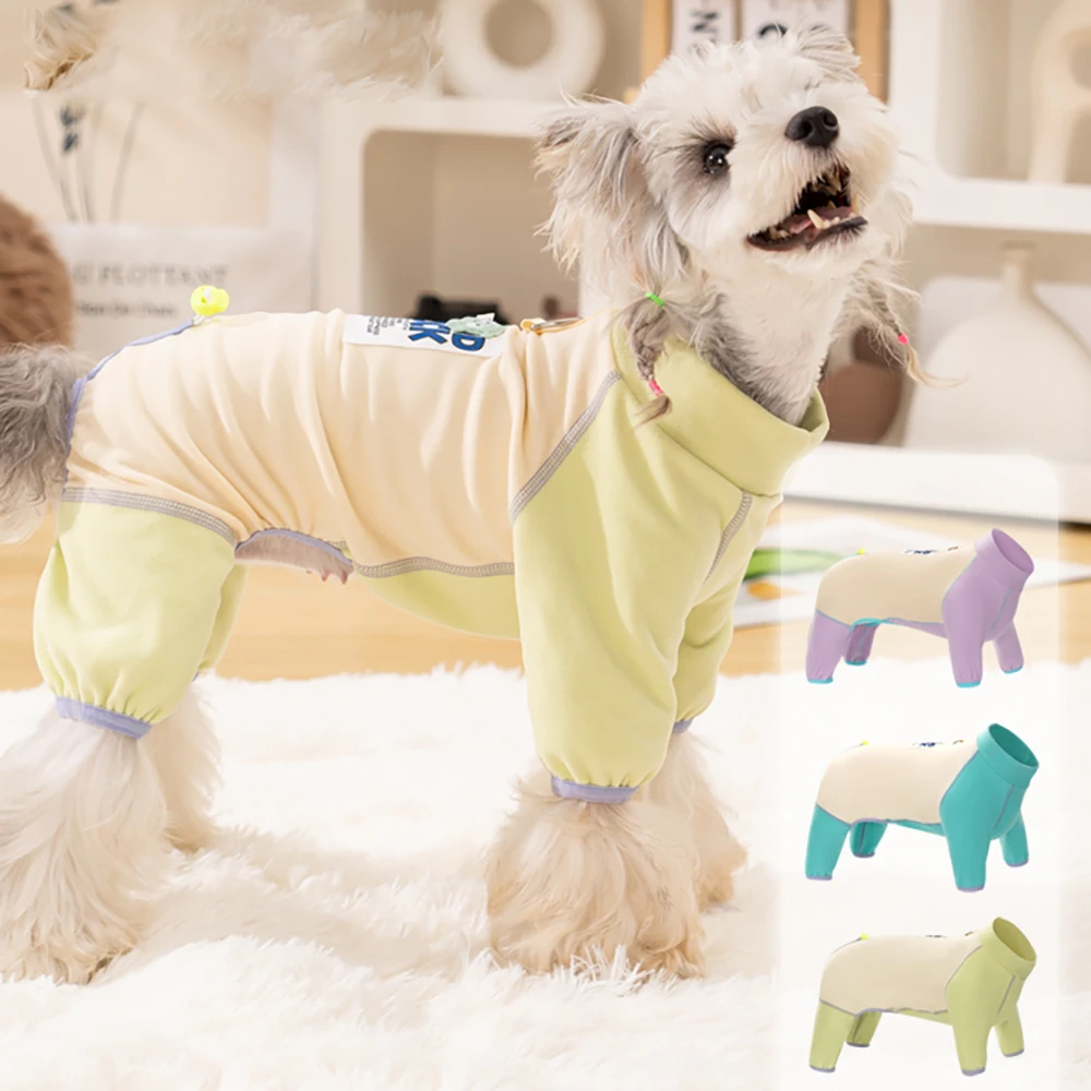 

Cozy Puppy Onesie, Baby-Soft Fabric Dog Romper, Gentle & Hypoallergenic Pet Pajamas for Daily Wear & Photo Shoots