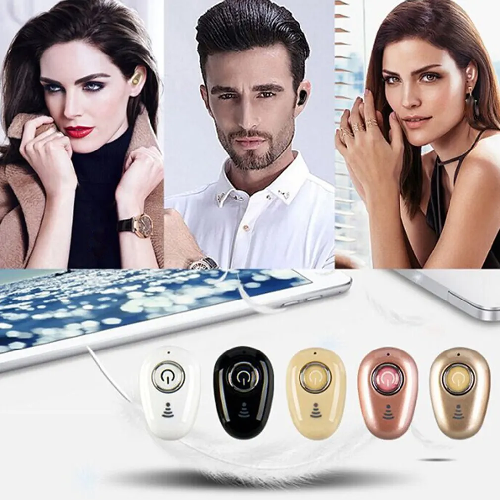 S650 Mini Bluetooth Earphone Wireless Earbuds Headset Handsfree Sports Stereo TWS In-Ear Button Control Headphones With Mic