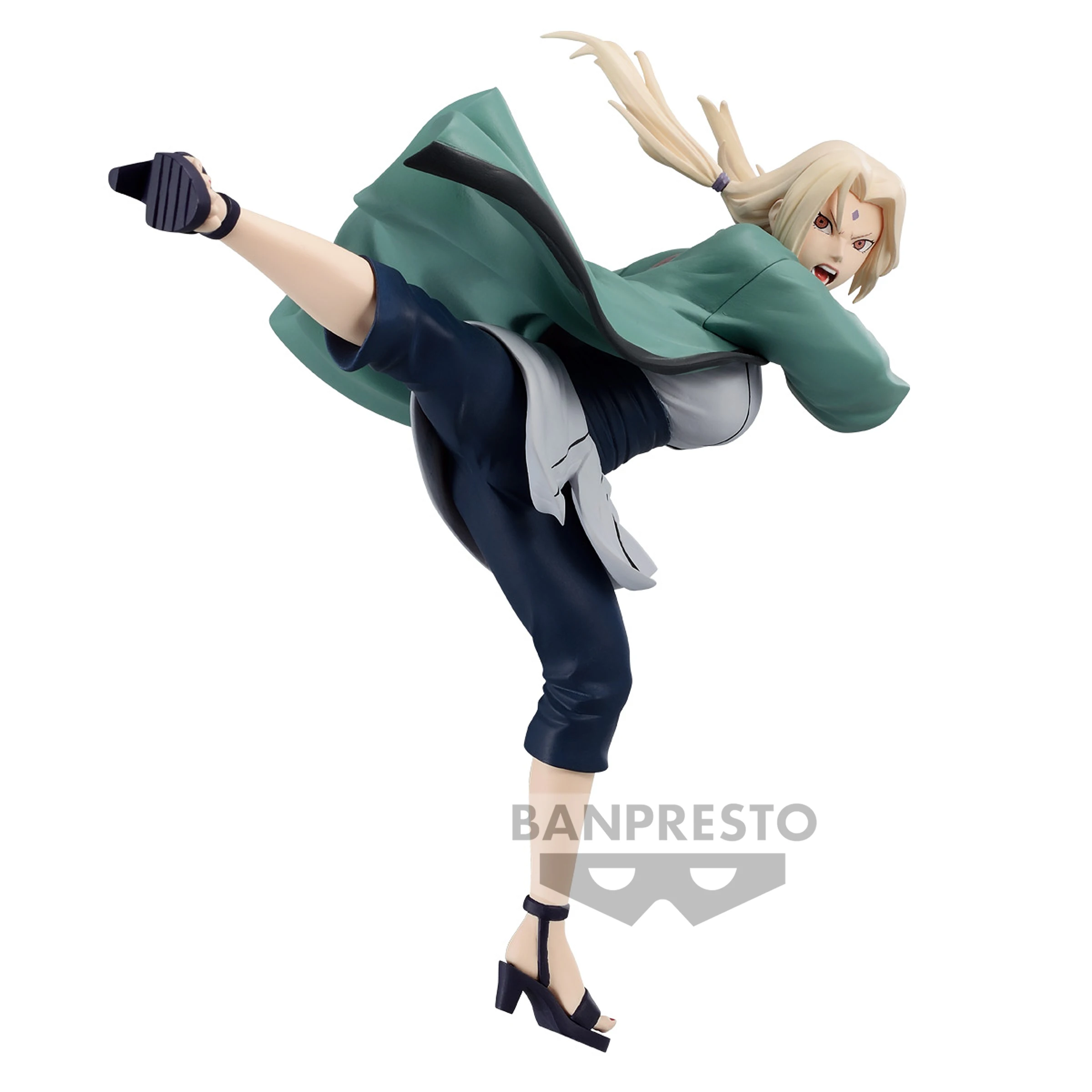 In Stock Anime Figure Original NARUTO BANPRESTO FIGURE COLOSSEUM TSUNADE Shippuden Action Figurine PVC Toys Model 14cm Doll