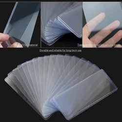 17.3*7.5CM 5/10pcs Suitable for Ordinary Banknotes Protective Sleeve Storage Box PVC Transparent Banknotes Hard Plastic Sleeve