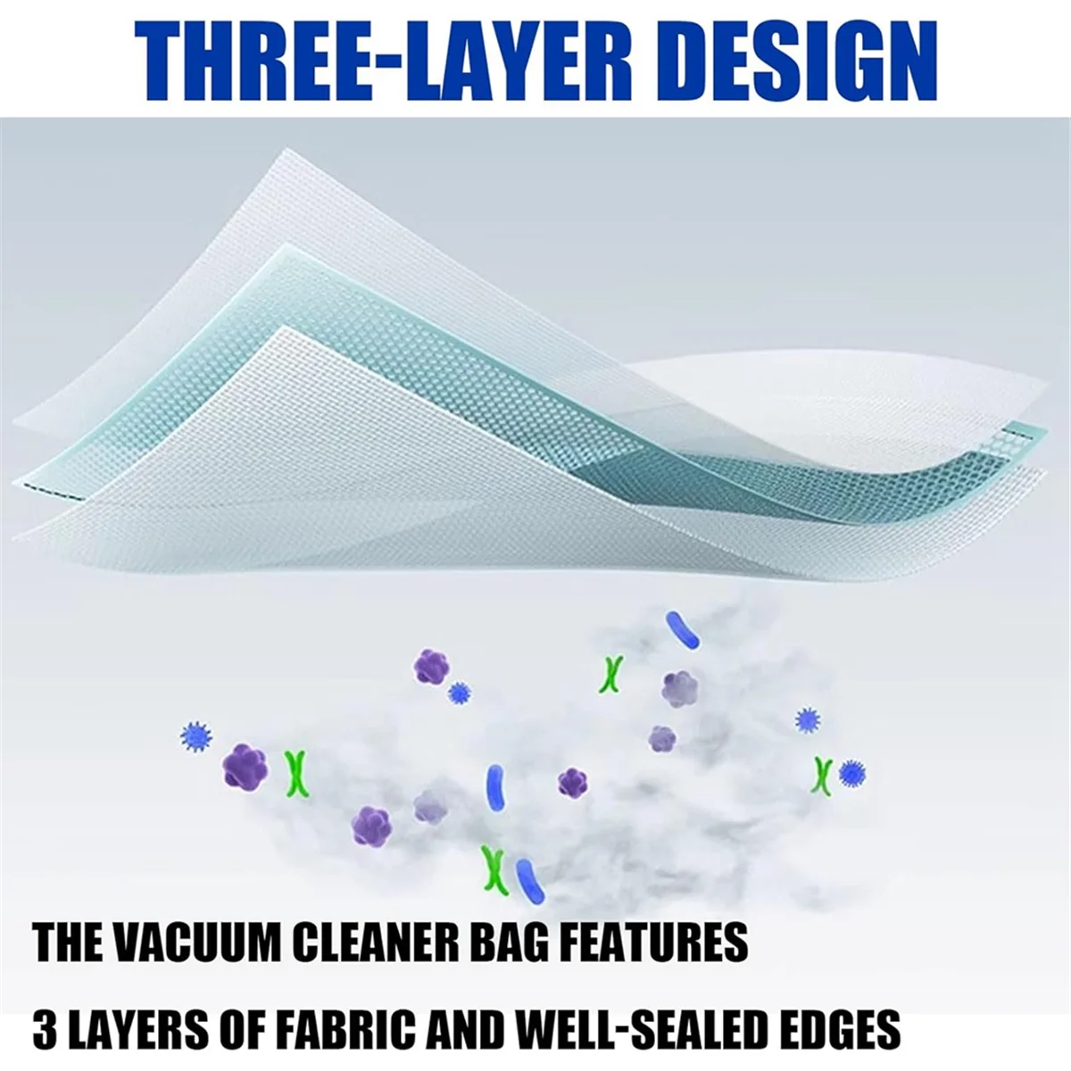 Abkr-narwal freo z ultra用ダストバッグ、スーパー掃除機交換バッグ、集塵バッグ、アクセサリーセット、8個