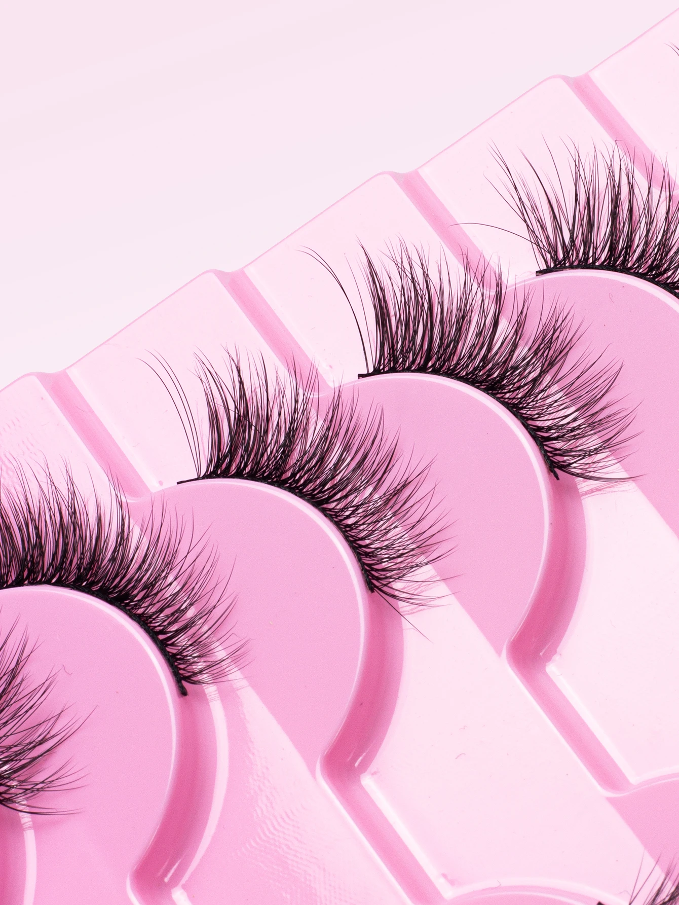 10 Pairs Half Eyelashes Natural New Faux Mink Cat Eye Lash Wispy Fluffy Soft False Lash Extension Makeup Tool