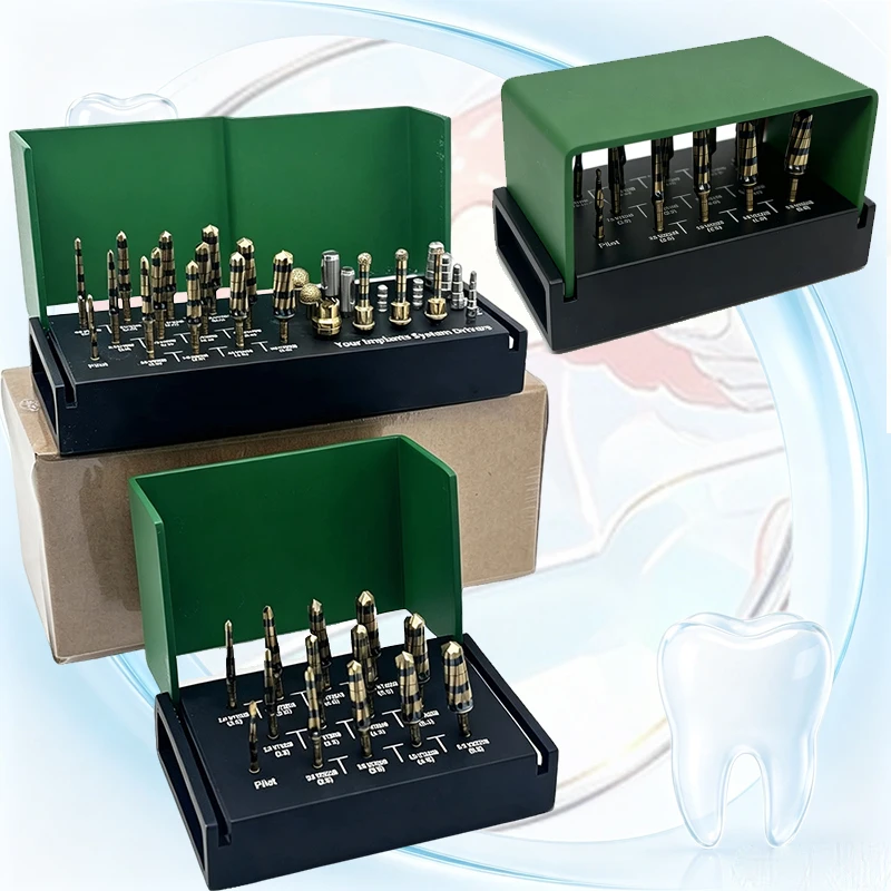 29pcs Implant Osseodensification Burs Surgical System Drivers Drills Maxillary Sinus Lift Sterile Kit