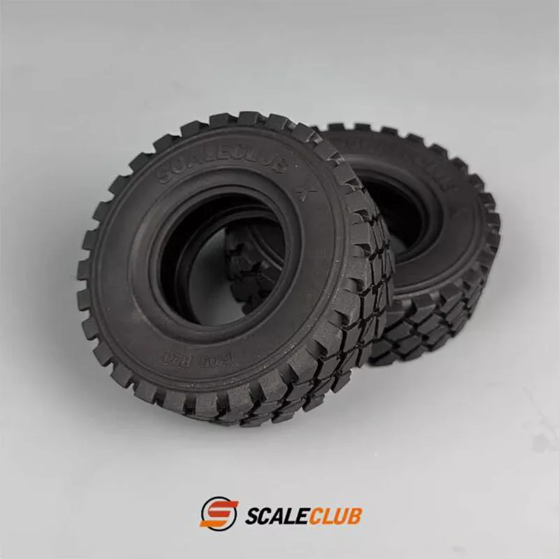 Scaleclub-rcモデルのトラックおよびトレーラータイヤ,直径1/14, 95mm,タミヤトラクター用ミリタリートラックタイヤ,arocs fh16部品