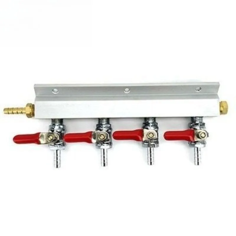 

Professional 8mm carbon dioxide gas splitter, pneumatic gas source,gas distribution valve,multi pipeline gas exhaust distributor