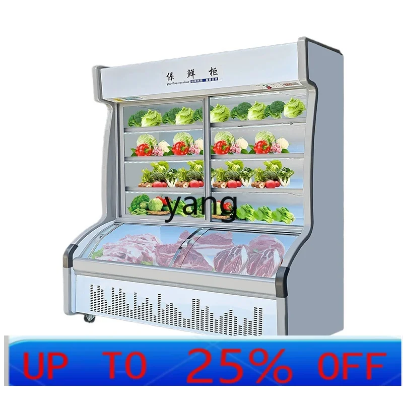 

CX BBQ Malatang Fried Skewers Refrigerator Fresh-keeping Cabinet Refrigerated and Frozen Commercial Display Cabinet