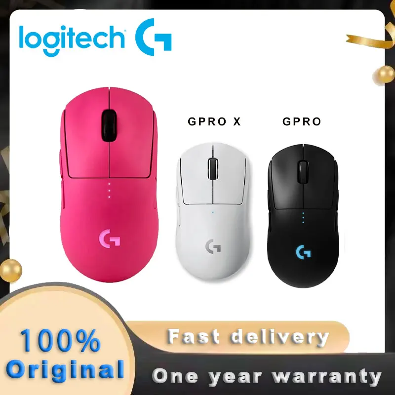 Original New Logitech G PRO X SUPERLIGHT Wireless Gaming Mouse High Speed Lightweight GamingMouse Dual Mode Rechargeable