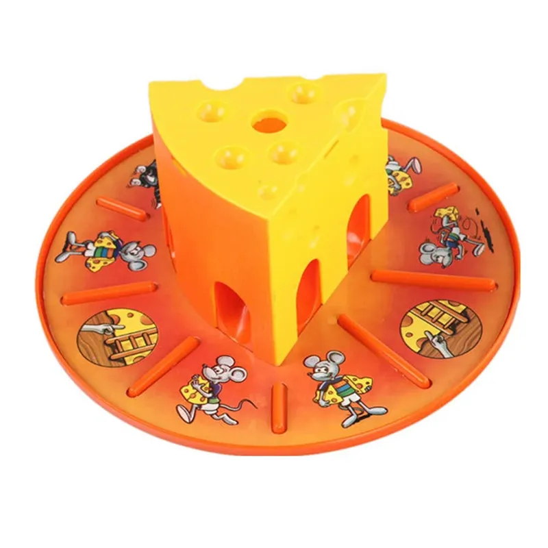 Board Games Children\' Toys Cat & Mouse Education Puzzle Toys for Kids Parent-child Party Interactive Table Games Cheese Battle