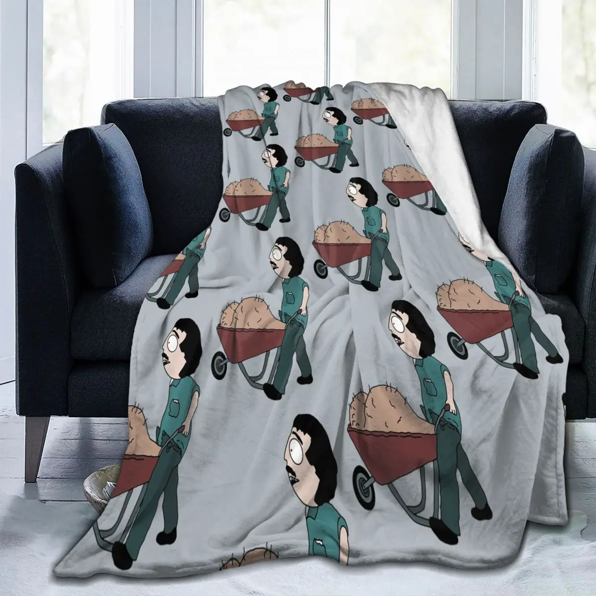 

Southpark Epic Randy Marsh Balls Blanket Fleece Sofa Throw Blanket Super Soft for Couch Bedding Office Throws Bedspread Quilt