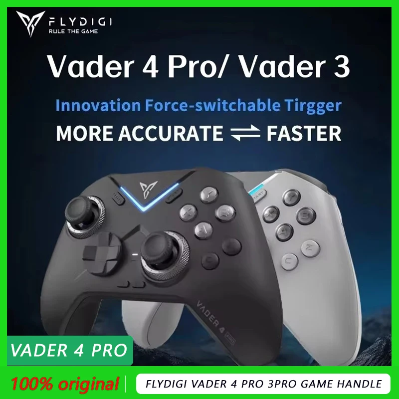 

Presale Flydigi Vader 4 Pro 3pro Game Handle Force Feedback Six-Axis Rgb Customize gamepads Pc/Ns/Mobile game Controller