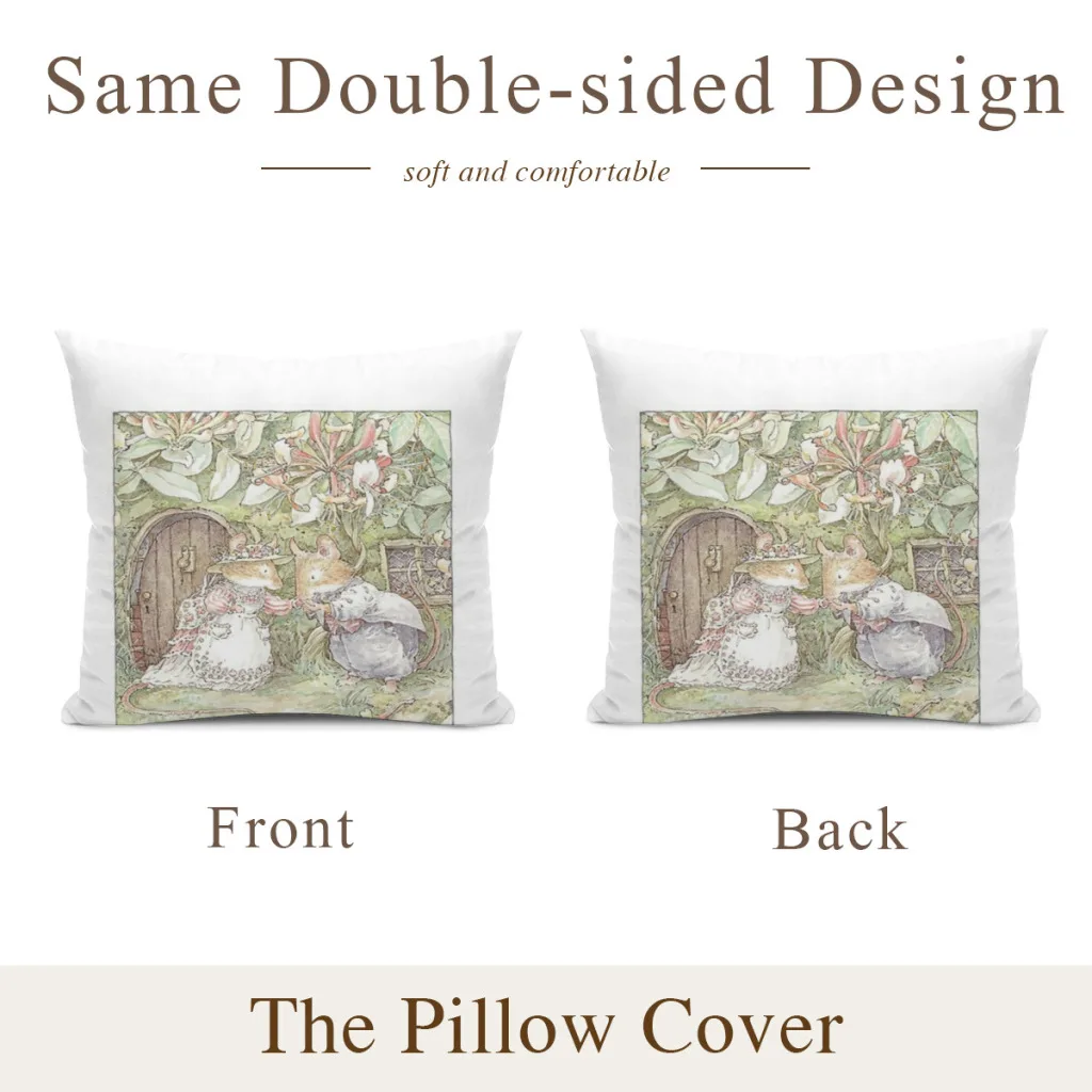 The Wedding Day Dawned At Last Pillow Cushion Case  Dakimakura Cover Decorative Sleeping 45x45cm